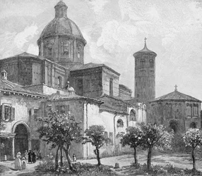 The Cathedral and Baptistery, Ravenna, Italy (from 